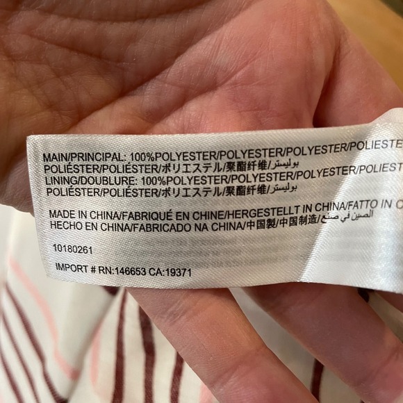 C MEO‎ COLLECTIVE Dress Womens Size XS Striped Midi Summer Vacation NEW - Picture 6 of 7